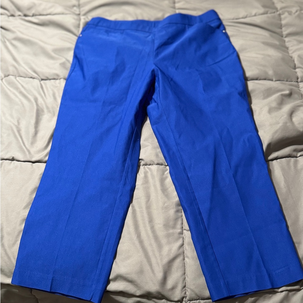 Rafaella Royal Blue Trousers size 14 NWOT